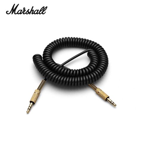 ▼雙端立體聲線纜▼Marshall 3.5mm立體聲喇叭音源線-黑色