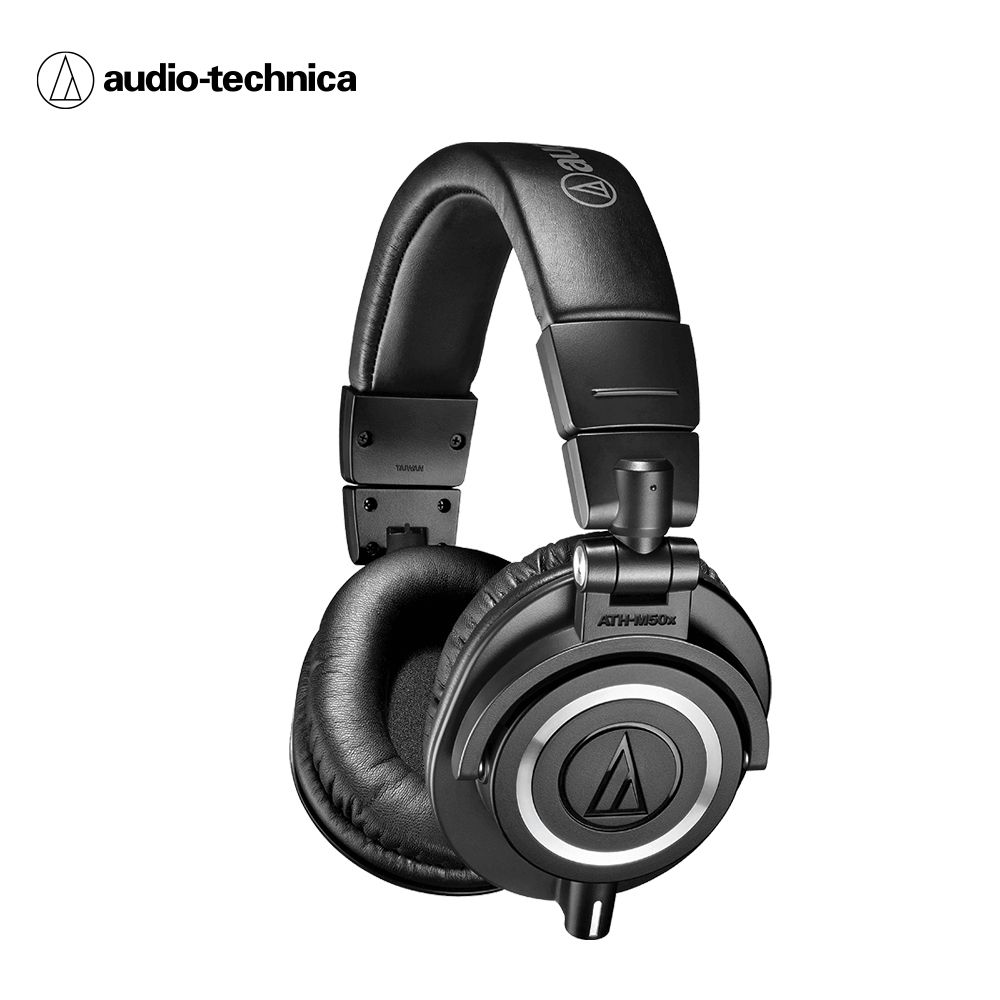 audio-technica 鐵三角  ATH-M50x 高音質錄音室用專業型監聽耳機【黑色】