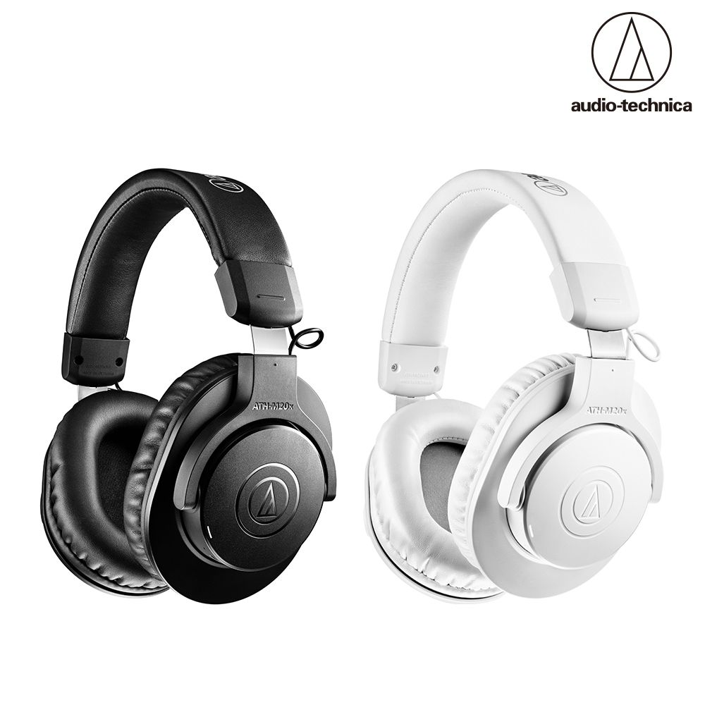 audio-technica 鐵三角  ATH-M20xBT 專業監聽 藍牙無線耳機 白色