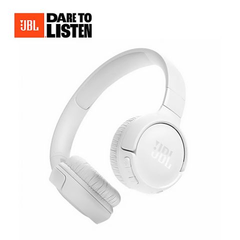 【JBL】Tune 520BT 耳罩式藍芽無線耳機-白