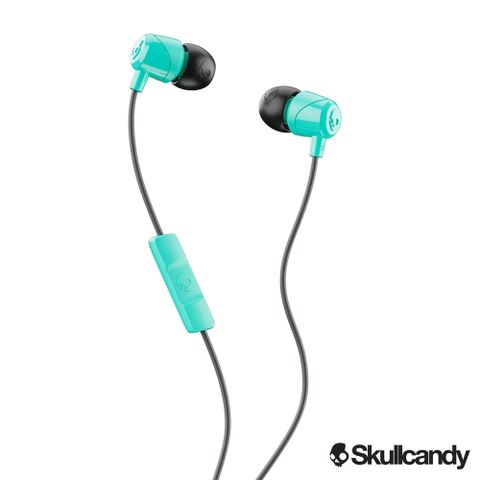 ★內建麥克風Skullcandy 骷髏糖 JIB 吉寶 入耳式耳機-邁阿密天藍色(313)