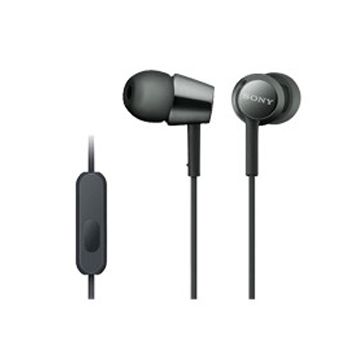 SONY 索尼  MDR-EX155AP 入耳式立體聲耳機 黑