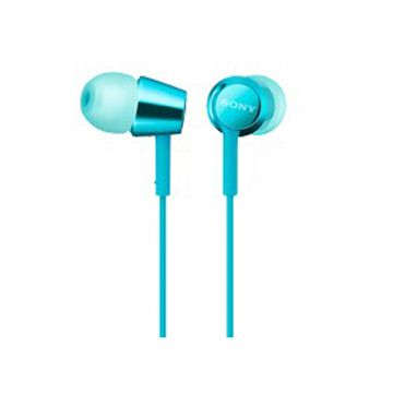 SONY MDR-EX155 立體聲入耳式耳機 藍