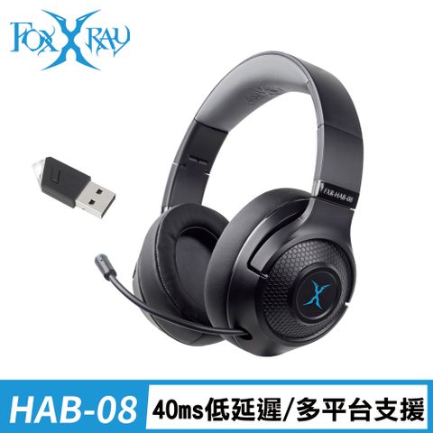 FOXXRAY 狐鐳 嘯鷹響狐無線雙模電競耳麥(FXR-HAB-08)