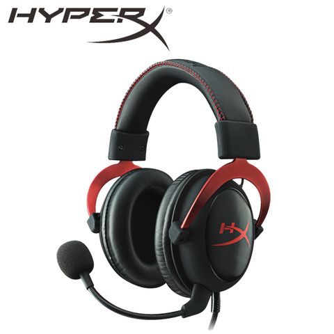 HyperX CLOUDII 電競耳機-靚酷紅(KHX-HSCP-RD)