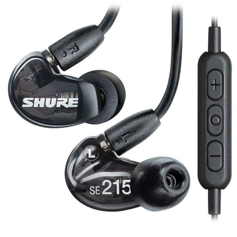 SHURE SE215 UNI 黑色 噪音隔離 線控入耳式耳機