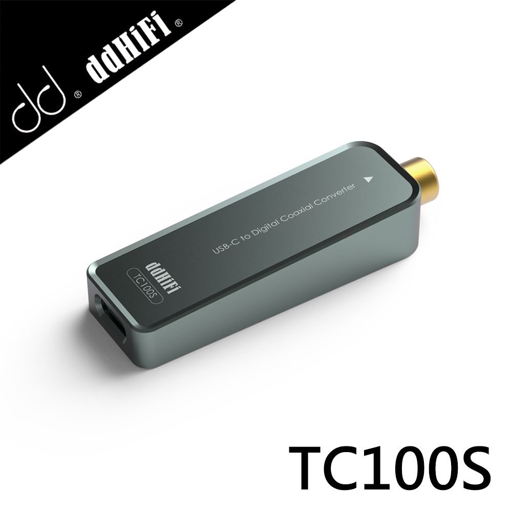 ddHiFi  TC100S Type-C(母)轉RCA同軸數位轉換器