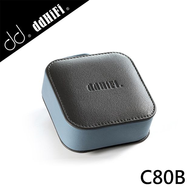 ddHiFi  C80B 真皮耳機收納盒