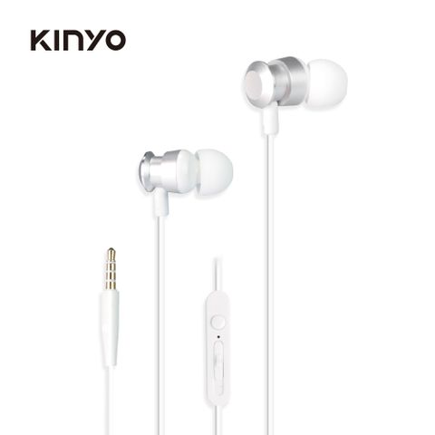【KINYO】立體聲線控耳機麥克風 IPEM-890