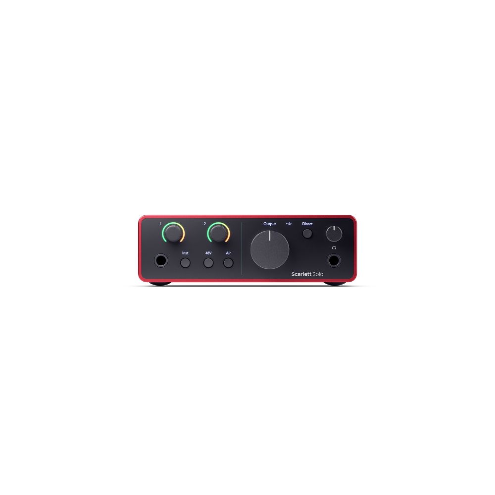 Focusrite  Scarlett Solo 第四代 USB錄音介面 公司貨