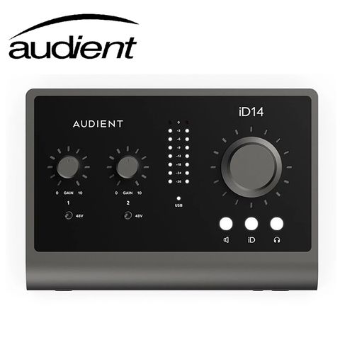 Audient iD14 MKII 10in/6out USB 錄音介面