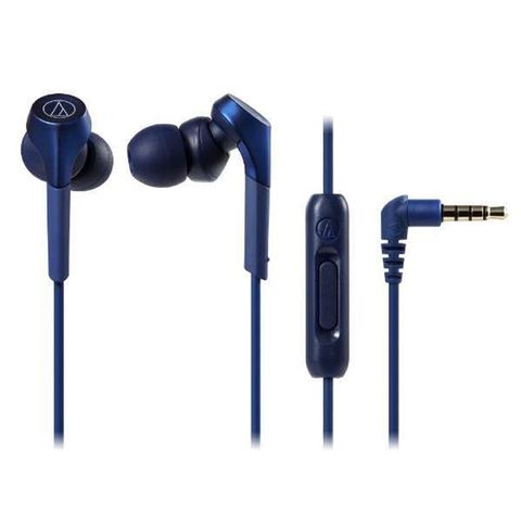 🏆加碼送記憶耳塞鐵三角 ATH-CKS550XiS 藍 重低音 智慧型耳塞式耳機
