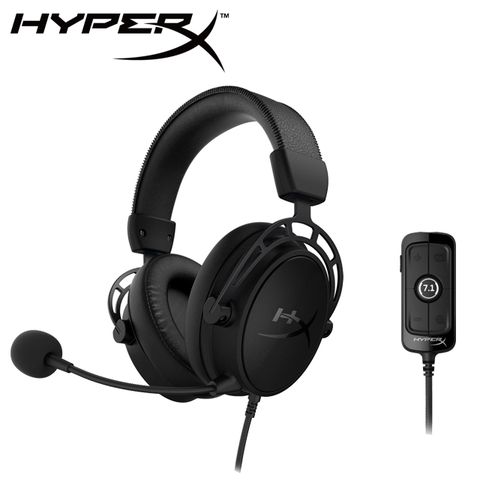 HyperX Cloud Alpha S (Black) 電競耳機-消光黑限定版