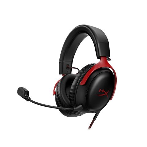 HyperX Cloud III 電競耳機-黑紅色