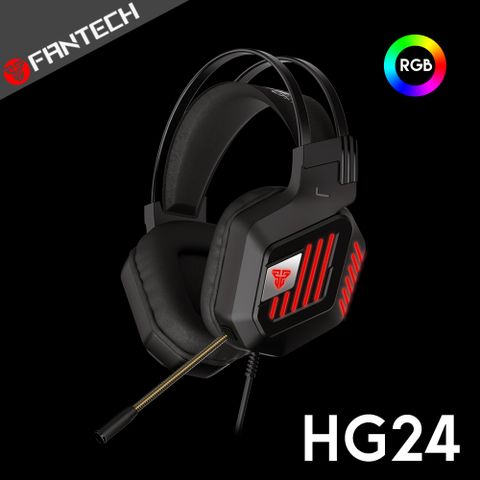 FANTECH HG24 USB 7.1 RGB光圈耳罩式電競耳機