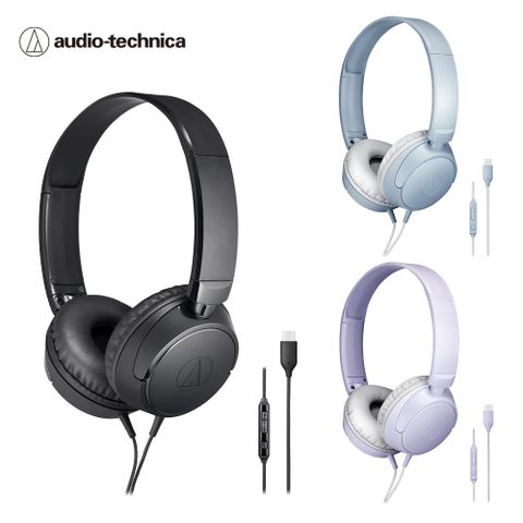 audio-technica 鐵三角 ATH-S120C USB Type-C 用耳罩式耳機