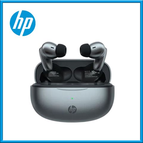 HP惠普原廠高品質HP 惠普 H10I 真無線超續航藍牙耳機 薄霧灰 (IPX4防水 通話降噪 輕量設計 輕觸操控)