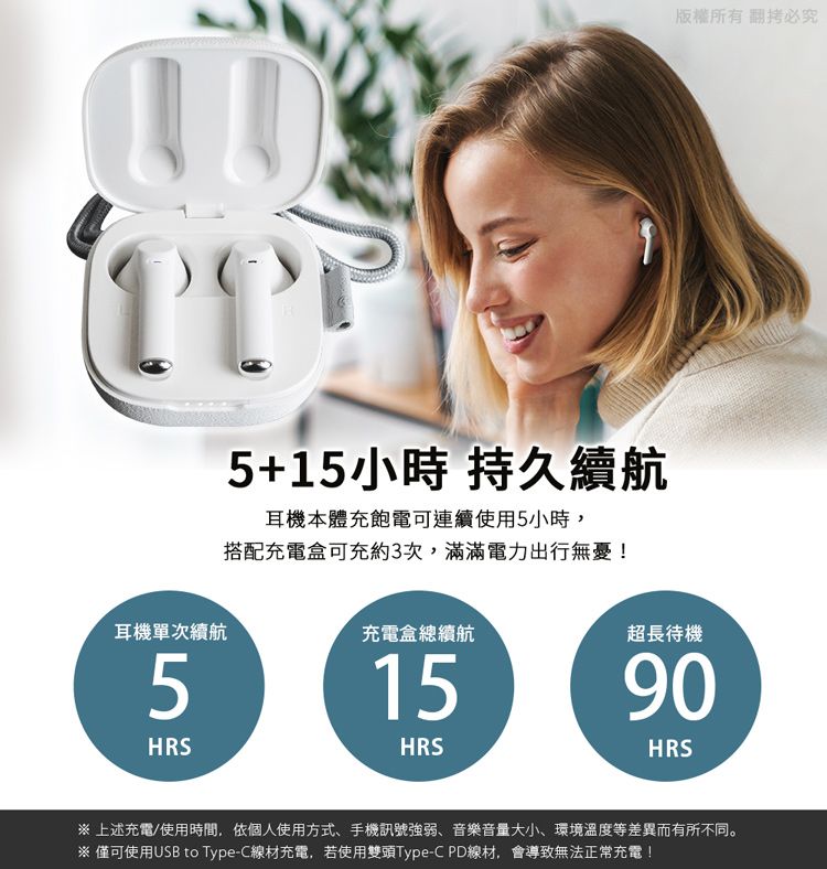 aibo  美型真無線 TWS 藍牙5.3耳麥(掛繩款)