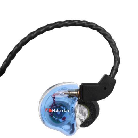 日本Nakamichi Elite PRO200 雙單元高解析HI-RES可換線專業監聽耳機-藍色✦HIFI音質呈現，不過度渲染✦