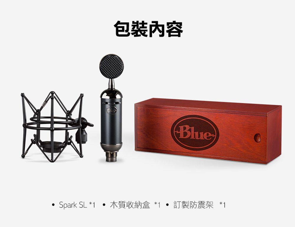 Blue】Spark SL XLR 專業電容式麥克風- PChome 24h購物