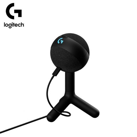 自訂RGB燈效【Logitech G】YETI ORB USB麥克風－黑