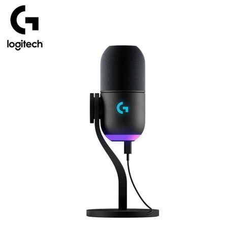 超心型電競麥克風【Logitech G】YETI GX USB麥克風－黑