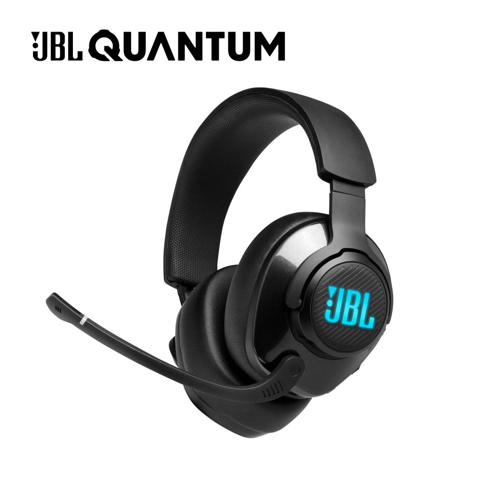 JBL Quantum 400 RGB環繞音效USB電競耳機