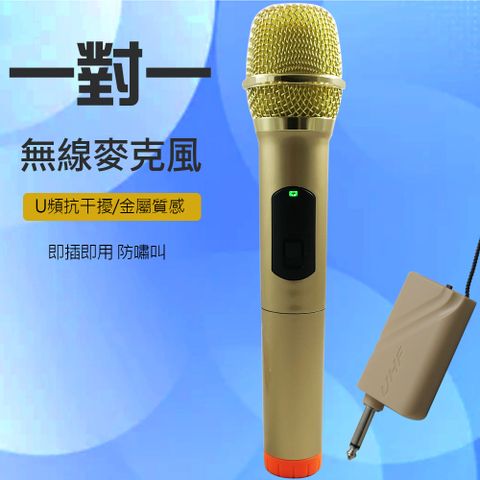 Q&T動圈式1對1無線麥克風 SY-T5306B