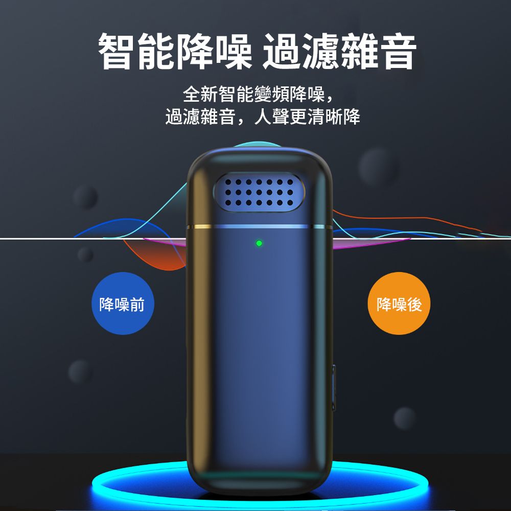 YUNMI k6 領夾式一對二無線麥克風 Type-c 智能降噪直播話筒 可實時耳返 隨身充電倉 手機麥克風