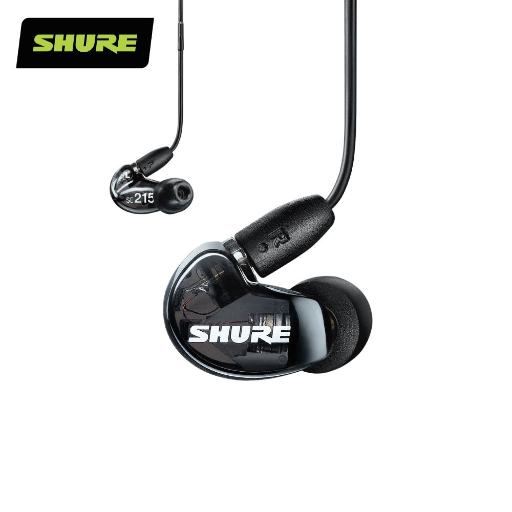 SHURE  AONIC 215 UNI 線控通話耳機(黑色款)