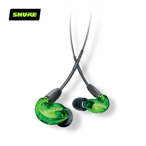 SHURE SE215隔絕噪音 耳道式耳機(限量綠)