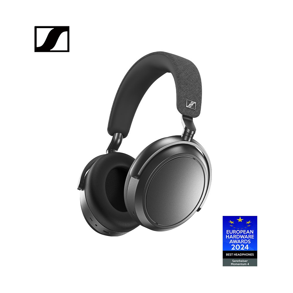 Sennheiser consumer hearing 森海塞爾耳機 Sennheiser Momentum 4 Wireless 主動降噪耳罩式藍牙耳機 (石墨色) M4AEBT