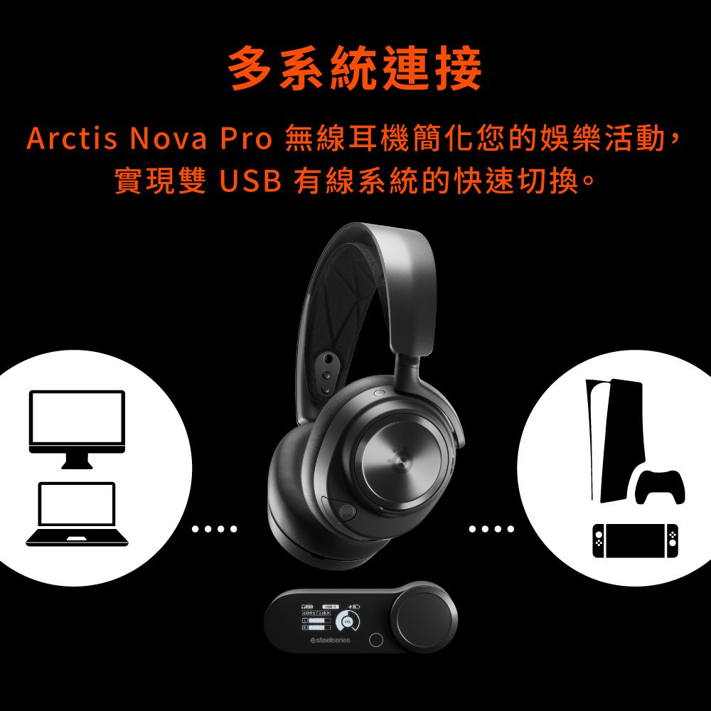 SteelSeries 賽睿】ARCTIS NOVA PRO 無線耳機- PChome 24h購物