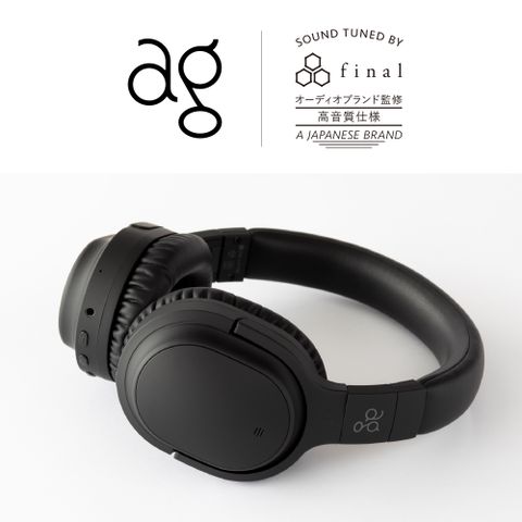 日本ag WHP01K 藍牙耳罩式耳機 (黑色)