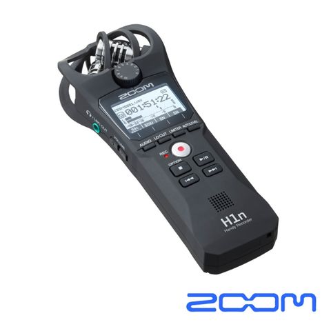 ZOOM H1n 進階升級版 專業錄音筆 黑色