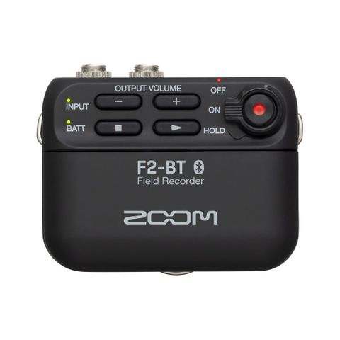 Zoom F2 Field Recorder 錄音座 白 (附領夾式麥克風組)