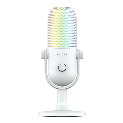 Razer Seiren V3 Chroma 魔音海妖 V3 幻彩版麥克風 - 白色