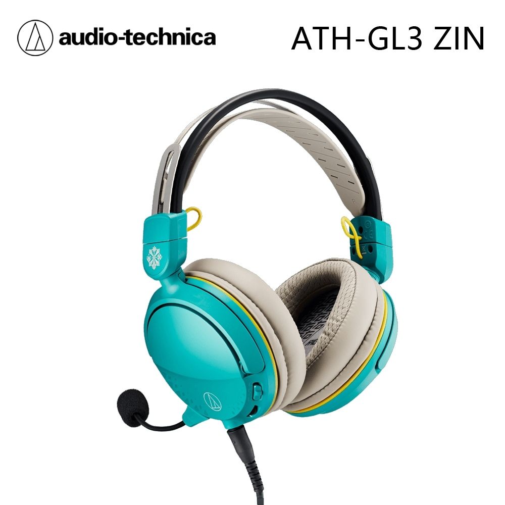 audio-technica 鐵三角  ATH-GL3 ZIN 遊戲專用耳機麥克風組