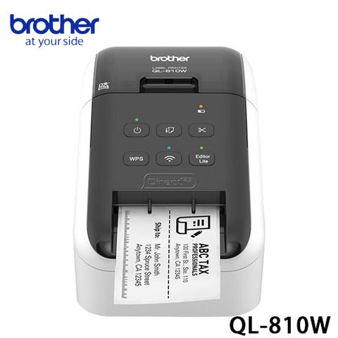 BROTHER 兄弟牌 QL-810W 超高速商品標示物流管理列印機