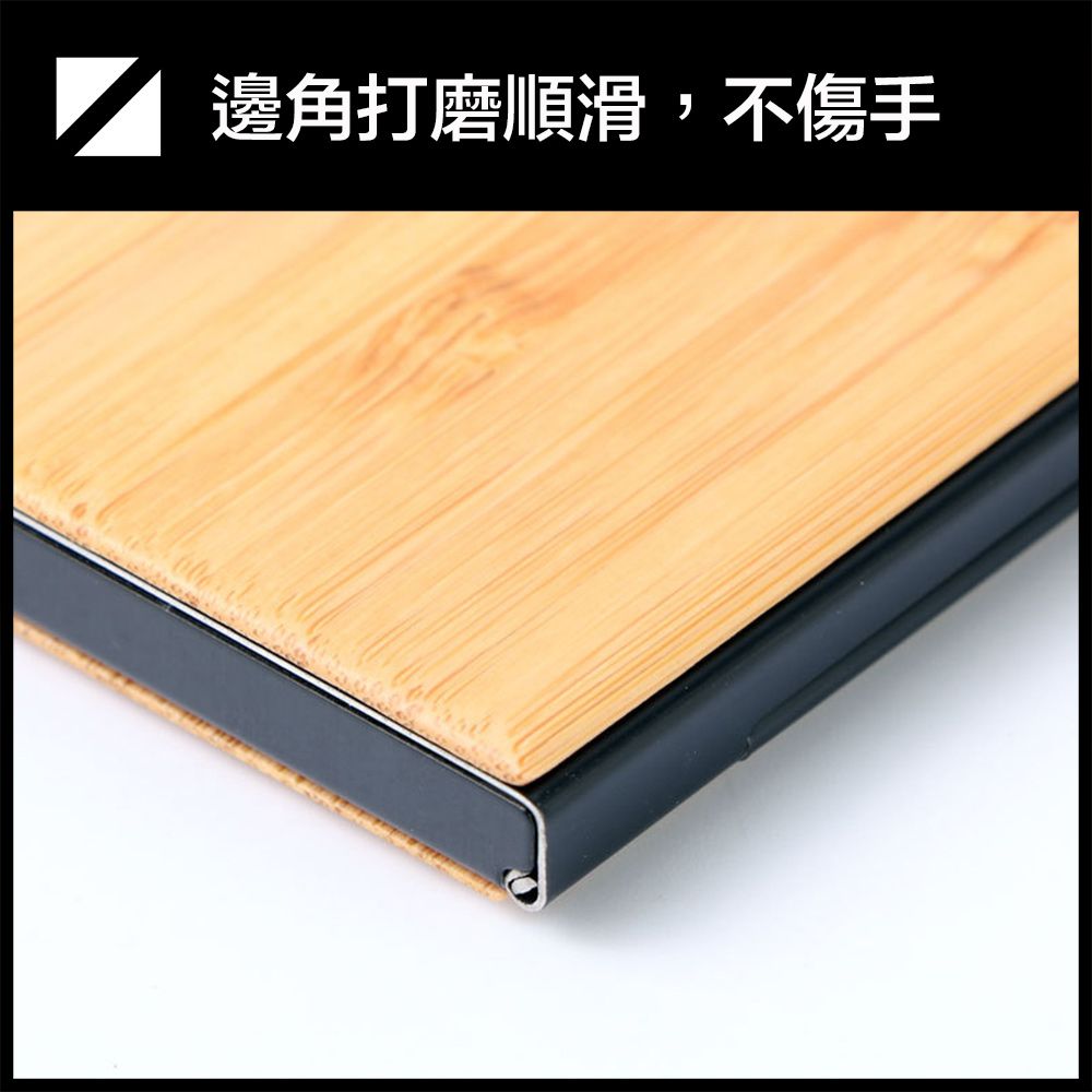 嚴選  簡約低調 異材質拼接金屬卡扣商務名片盒/卡片盒 黑胡桃銀邊