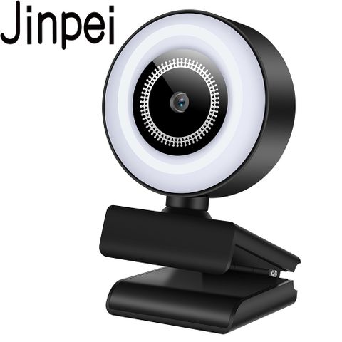 【Jinpei 錦沛】2K超高解析度 自動補光 美顏網路攝影機 視訊鏡頭 筆電鏡頭 電腦鏡頭 Webcam JW-03B