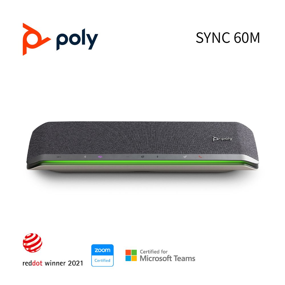 Poly SYNC 60M 無線會議麥克風揚聲器- PChome 24h購物