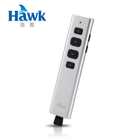 ★NCC認證★Hawk G500影響力2.4GHz無線簡報器(銀色/ 綠光)