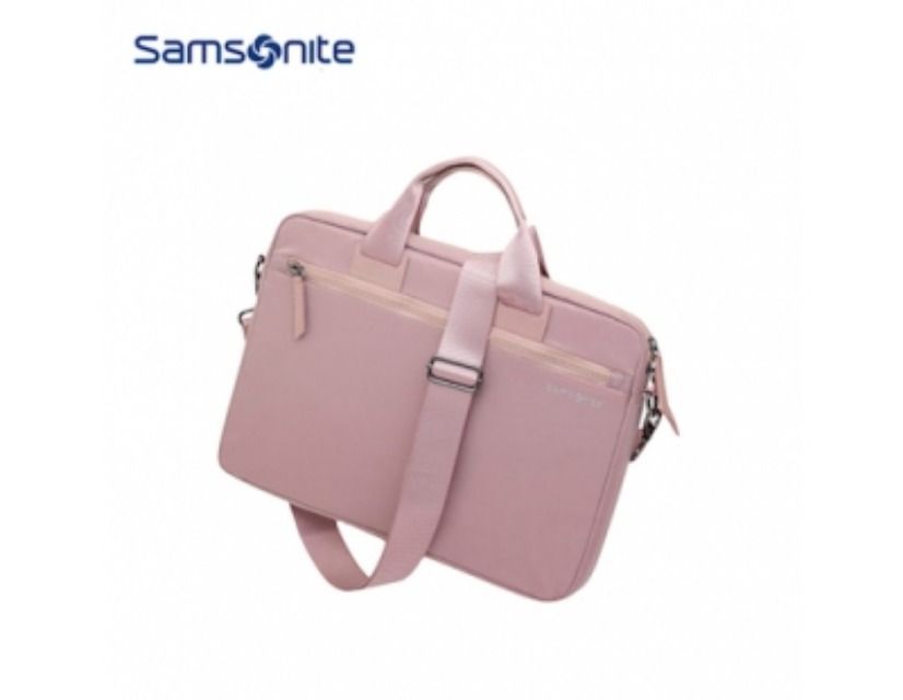 Samsonite 新秀麗  DENDI-ICT  BP5*002  13.3" 筆電手提包 電腦包(附肩背帶)-櫻花粉