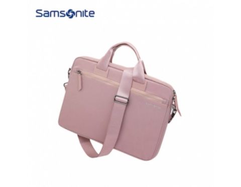 Samsonite 新秀麗 DENDI-ICT  BP5*002  13.3" 筆電手提包 電腦包(附肩背帶)-櫻花粉