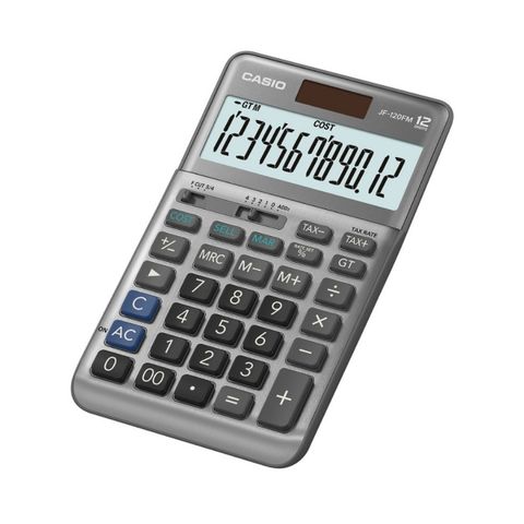 CASIO卡西歐•12位數稅率商用計算機/JF-120FM