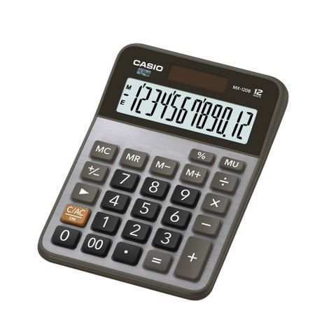 CASIO 卡西歐 12位數雙電源商用計算機/MX-120B