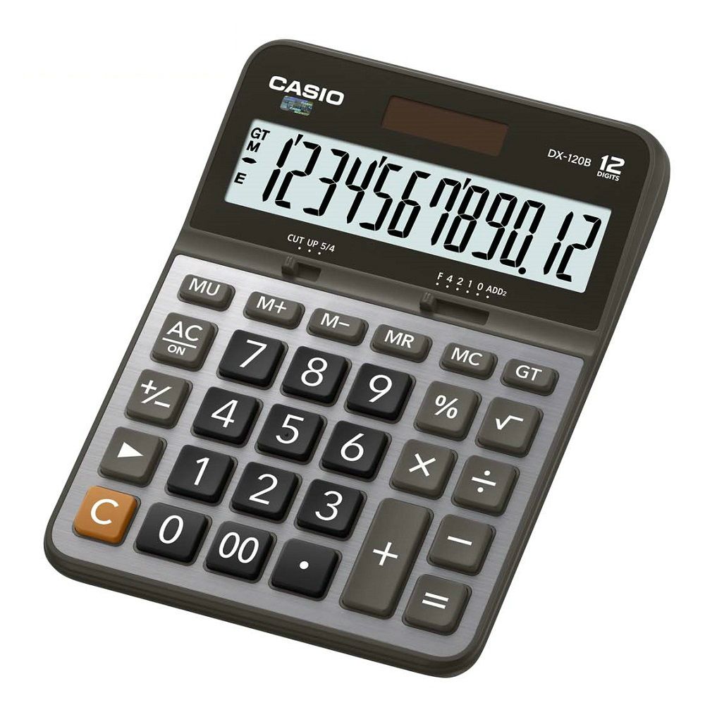 CASIO 卡西歐 12位數雙電源商用計算機/DX-120B