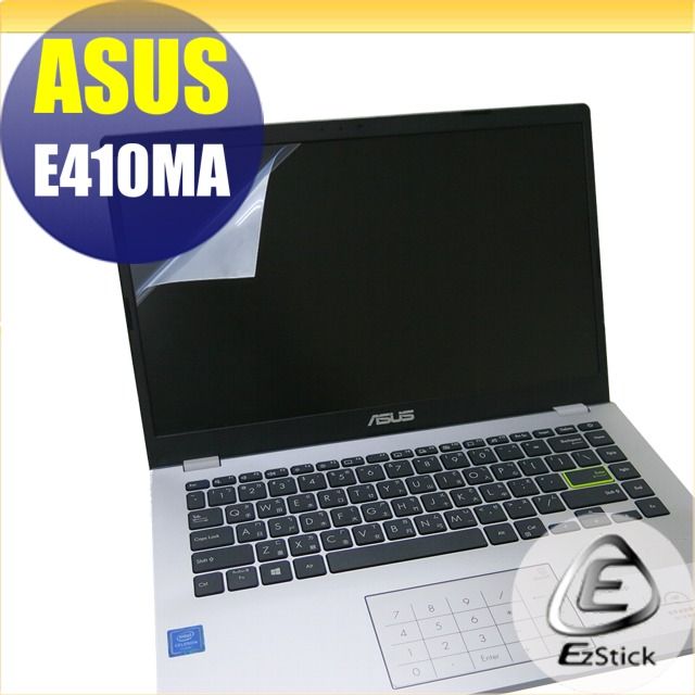 EZstick ASUS E410 E410MA 適用 靜電式筆電LCD液晶螢幕貼 14.4吋寬 螢幕貼