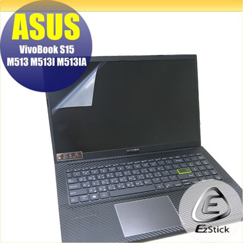ASUS M513 M513IA 適用 靜電式筆電LCD液晶螢幕貼 15.6吋寬 螢幕貼